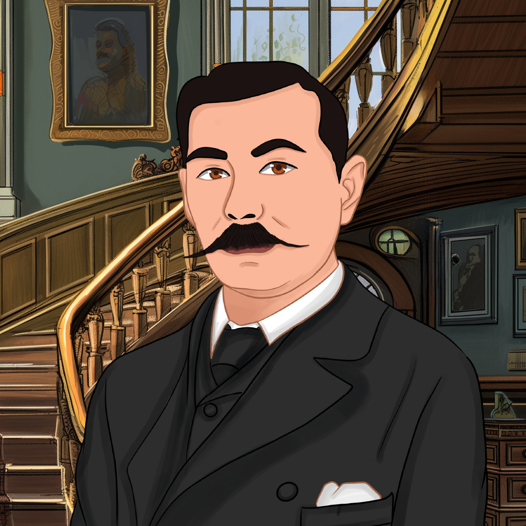 Sir Arthur Conan Doyle in The Baker Street Mystery