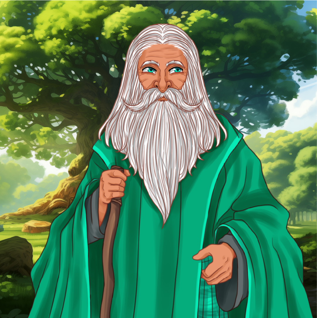 Merlin in Aria & Liam: The Druids' Secret