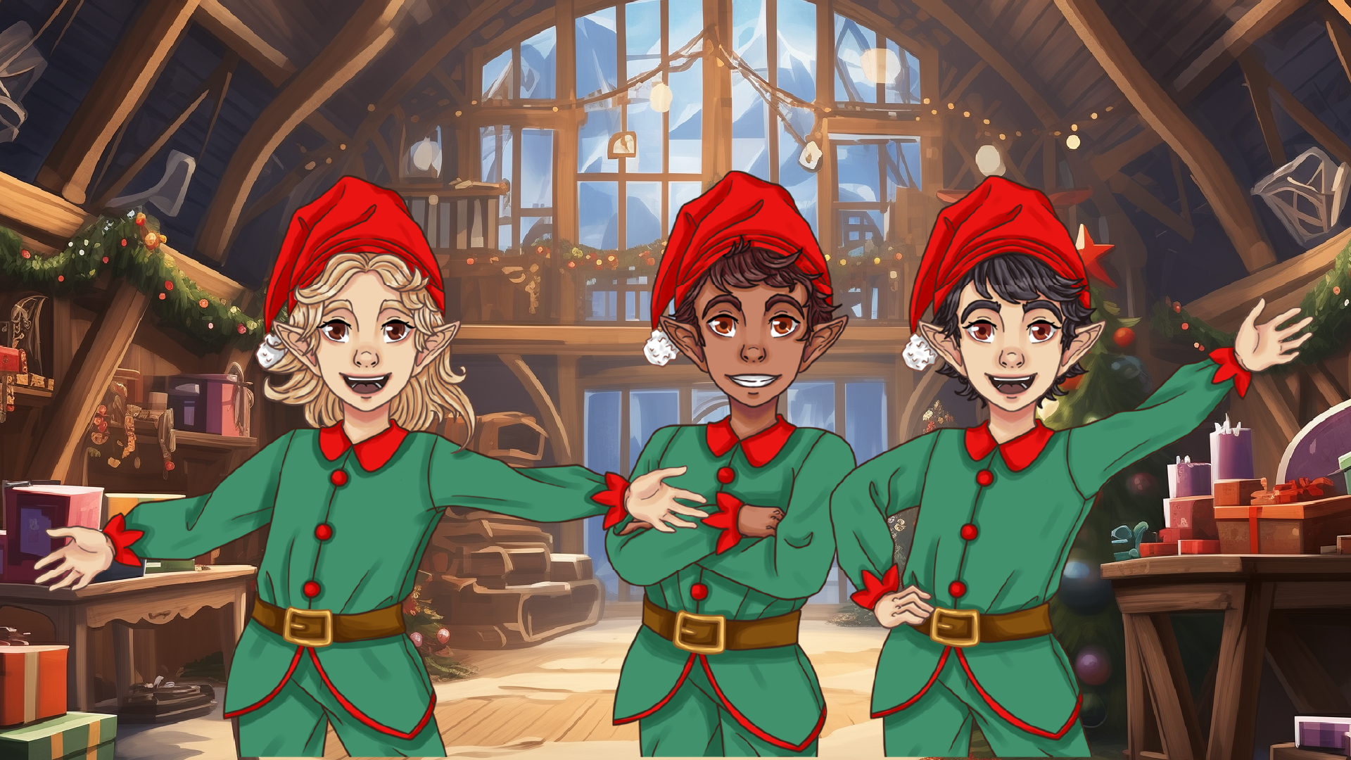 the elves in the middle-grade book The Christmas Great Rescue